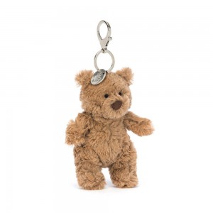 Amuletos Para Bolsos Jellycat Bartholomew Bear 18cm x 6cm x 5cm Marrones Costa Rica | 82913-GQBZ