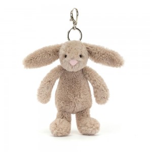 Amuletos Para Bolsos Jellycat Bashful Bunny 18cm x 5cm x 4cm Beige Costa Rica | 60739-SVLE