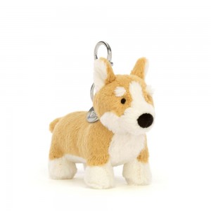 Amuletos Para Bolsos Jellycat Betty Corgi 12cm x 5cm x 10cm Amarillo Costa Rica | 64217-EINJ