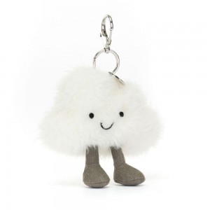 Amuletos Para Bolsos Jellycat Cloud 15cm x 13cm x 5cm Blancas Costa Rica | 26317-FSDA