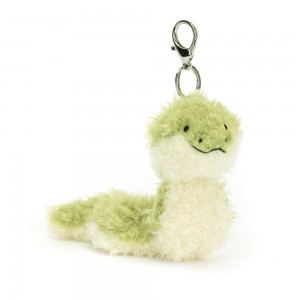 Amuletos Para Bolsos Jellycat Little Snake 16cm x 5cm x 16cm Verde Costa Rica | 15842-YNJG