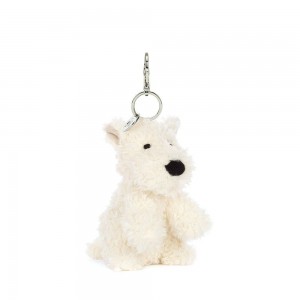 Amuletos Para Bolsos Jellycat Munro Scottie Dog 16cm x 6cm x 5cm Blancas Costa Rica | 27816-UKEW