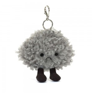 Amuletos Para Bolsos Jellycat Storm Cloud 13cm x 8cm x 13cm Gris Costa Rica | 31086-HPNB