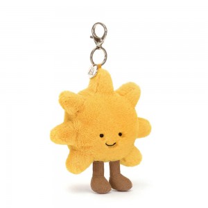 Amuletos Para Bolsos Jellycat Sun 20cm x 14cm x 4cm Amarillo Costa Rica | 96102-CMAG