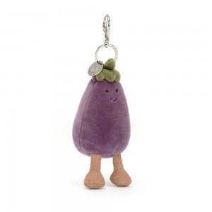 Amuletos Para Bolsos Jellycat Vivacious Vegetable Aubergine 17cm x 5cm x 5cm Moradas Costa Rica | 19642-UPCL