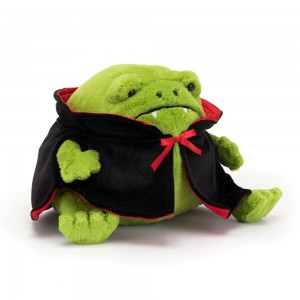 Anfibios Y Reptiles Jellycat Ricky Rain Frog Vampire 15cm x 16cm x 18cm Verde Costa Rica | 27386-GRAB