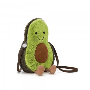 Bolsas Jellycat Avocado 29cm x 16cm x 9cm Verde Costa Rica | 61035-OPEW