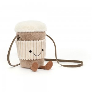 Bolsas Jellycat Coffee-To-Go 20cm x 9cm x 9cm Beige Costa Rica | 51206-DOIT