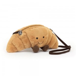 Bolsas Jellycat Croissant 15cm x 27cm x 5cm Beige Costa Rica | 12950-YTVI