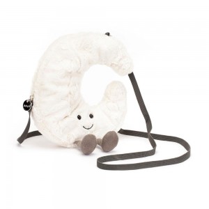 Bolsas Jellycat Moon 25cm x 19cm x 6cm Creme Costa Rica | 17648-IPTQ