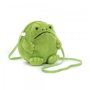 Bolsas Jellycat Ricky Rain Frog 17cm x 17cm x 5cm Verde Costa Rica | 61045-TPMA