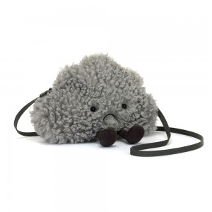 Bolsas Jellycat Storm Cloud 20cm x 24cm x 5cm Gris Costa Rica | 23715-UENK