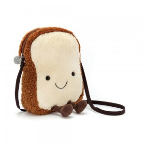 Bolsas Jellycat Toast 23cm x 17cm x 6cm Marrones Costa Rica | 35901-EVOG