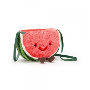 Bolsas Jellycat Watermelon 17cm x 22cm x 7cm Rosas Costa Rica | 13576-HVGW