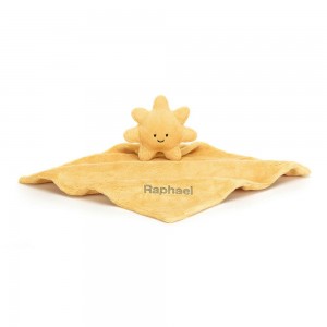 Chupetes Y Mantas Jellycat Personalised Sun Soother 12cm x 34cm x 34cm Amarillo Costa Rica | 34925-IVAS