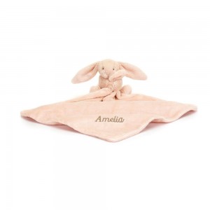 Chupetes Y Mantas Jellycat Personalised Bashful Blush Bunny Soother 15cm x 34cm x 34cm Rosas Costa Rica | 61529-WXJN