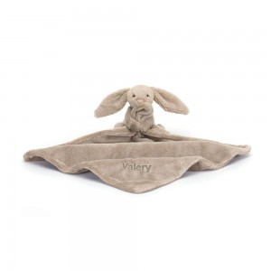 Chupetes Y Mantas Jellycat Personalised Bashful Bunny Soother 15cm x 34cm x 34cm Beige Costa Rica | 39647-MCWV