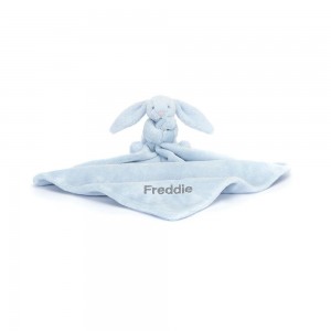 Chupetes Y Mantas Jellycat Personalised Bashful Bunny Soother 15cm x 34cm x 34cm Azules Costa Rica | 02936-AOTY