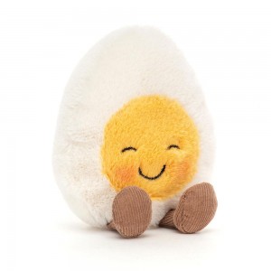 Comida Y Bebida Jellycat Amuseables Boiled Egg Blushing 14cm x 9cm x 4cm Blancas Costa Rica | 91562-UKZA