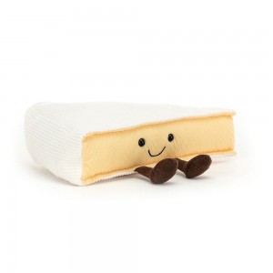 Comida Y Bebida Jellycat Amuseables Brie 9cm x 22cm x 13cm Blancas Costa Rica | 51987-EVSK