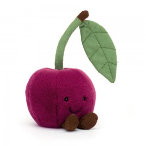 Comida Y Bebida Jellycat Amuseables Cherry 12cm x 10cm x 9cm Rojas Costa Rica | 12647-BJRM