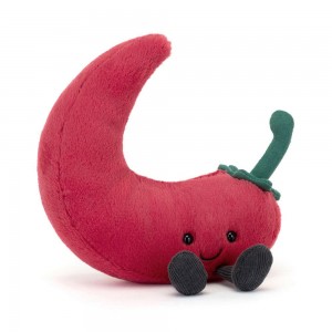 Comida Y Bebida Jellycat Amuseables Chilli Pepper 17cm x 13cm x 5cm Rojas Costa Rica | 29054-LZKD