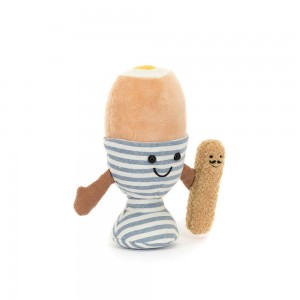 Comida Y Bebida Jellycat Amuseables Eggetha Egg & Lance Soldier 16cm x 12cm x 6cm Beige Costa Rica | 54971-RZDL