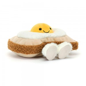 Comida Y Bebida Jellycat Amuseables Egglantine Egg On Toast 12cm x 16cm x 12cm Beige Costa Rica | 18253-WKFU