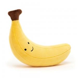 Comida Y Bebida Jellycat Amuseables Fabulous Fruit Banana 17cm x 10cm x 5cm Amarillo Costa Rica | 54679-KAGZ