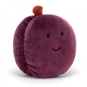 Comida Y Bebida Jellycat Amuseables Fabulous Fruit Plum 6cm x 7cm x 6cm Moradas Costa Rica | 91075-BAYQ