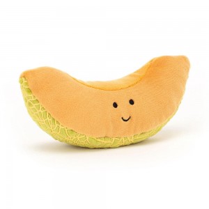 Comida Y Bebida Jellycat Amuseables Fabulous Fruit Melon 8cm x 17cm x 7cm Naranjas Costa Rica | 71958-SJVB