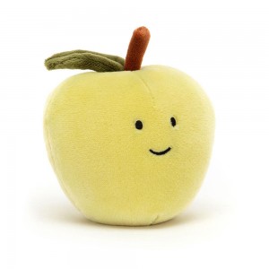 Comida Y Bebida Jellycat Amuseables Fabulous Fruit Apple 8cm x 9cm x 7cm Verde Costa Rica | 50342-ZYDH