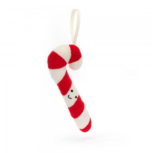 Comida Y Bebida Jellycat Amuseables Festive Folly Candy Cane 11cm x 13cm x 2cm Rojas Costa Rica | 42079-NLQP