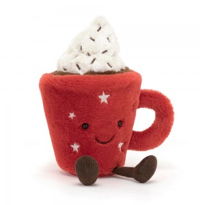 Comida Y Bebida Jellycat Amuseables Hot Chocolate 24cm x 9cm x 8cm Rojas Costa Rica | 27106-ZRKH