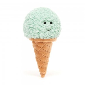 Comida Y Bebida Jellycat Amuseables Irresistible Ice Cream Mint 17cm x 8cm x 7cm Verde Costa Rica | 50169-HUQT