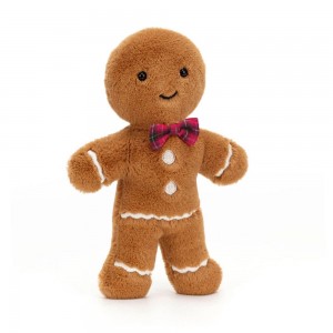 Comida Y Bebida Jellycat Amuseables Jolly Gingerbread Fred 20cm x 6cm x 3cm Marrones Costa Rica | 03967-NMBG