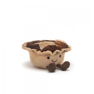 Comida Y Bebida Jellycat Amuseables Mince Pie 9cm x 12cm x 12cm Beige Costa Rica | 54897-UQGH
