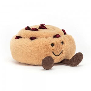 Comida Y Bebida Jellycat Amuseables Pain Au Raisin 10cm x 12cm x 12cm Beige Costa Rica | 74081-QAXK