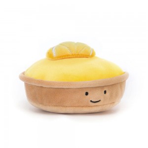 Comida Y Bebida Jellycat Amuseables Pretty Patisserie Tarte Au Citron 7cm x 10cm x 8cm Amarillo Costa Rica | 61508-ELWU
