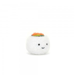 Comida Y Bebida Jellycat Amuseables Sassy Sushi Uramaki 4cm x 5cm x 5cm Blancas Costa Rica | 29481-QKZL