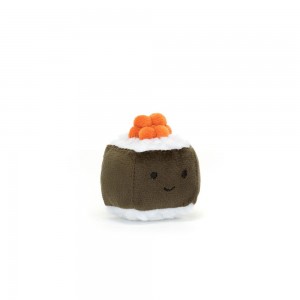 Comida Y Bebida Jellycat Amuseables Sassy Sushi Hosomaki 5cm x 5cm x 5cm Verde Costa Rica | 59183-QASC