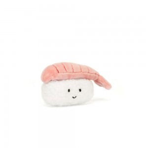 Comida Y Bebida Jellycat Amuseables Sassy Sushi Nigiri 6cm x 7cm x 4cm Blancas Costa Rica | 04586-FKRL