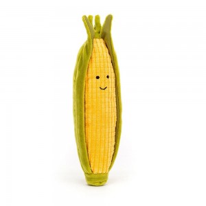 Comida Y Bebida Jellycat Amuseables Vivacious Vegetable Sweetcorn 19cm x 6cm x 4cm Amarillo Costa Rica | 60793-QEXH