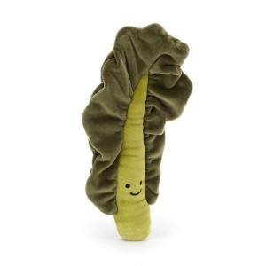 Comida Y Bebida Jellycat Amuseables Vivacious Vegetable Kale Leaf 22cm x 7cm x 3cm Verde Costa Rica | 58216-QSGK