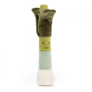 Comida Y Bebida Jellycat Amuseables Vivacious Vegetable Leek 26cm x 6cm x 5cm Verde Costa Rica | 18437-HAQW