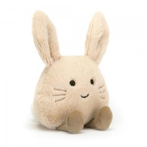 Conejo Jellycat Amuseabean Bunny 4.7in x 3.5in x 2.4in Marrones Costa Rica | 68957-XPIT