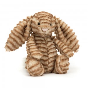 Conejo Jellycat Bashful Luxe Bunny Juniper 31cm x 12cm x 9cm Marrones Costa Rica | 73824-HYMV