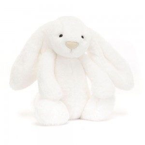 Conejo Jellycat Bashful Luxe Bunny Luna 31cm x 12cm x 9cm Blancas Costa Rica | 70651-RAGY