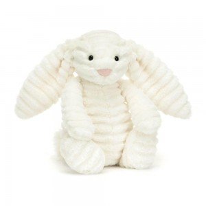 Conejo Jellycat Bashful Luxe Bunny Nimbus 31cm x 12cm x 9cm Blancas Costa Rica | 21305-SWRA