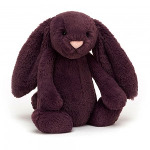 Conejo Jellycat Bashful Plum Bunny 31cm x 12cm x 9cm Moradas Costa Rica | 46802-IAON